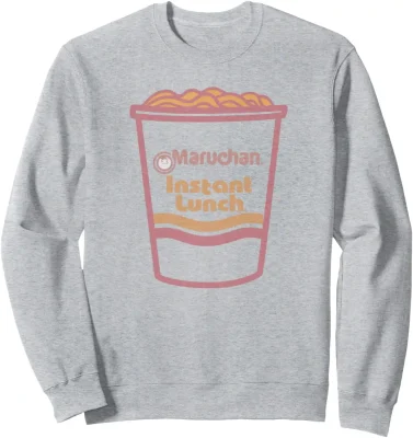 Maruchan Instant Lunch Ramen Cup Distressed Logo Sweatshirt