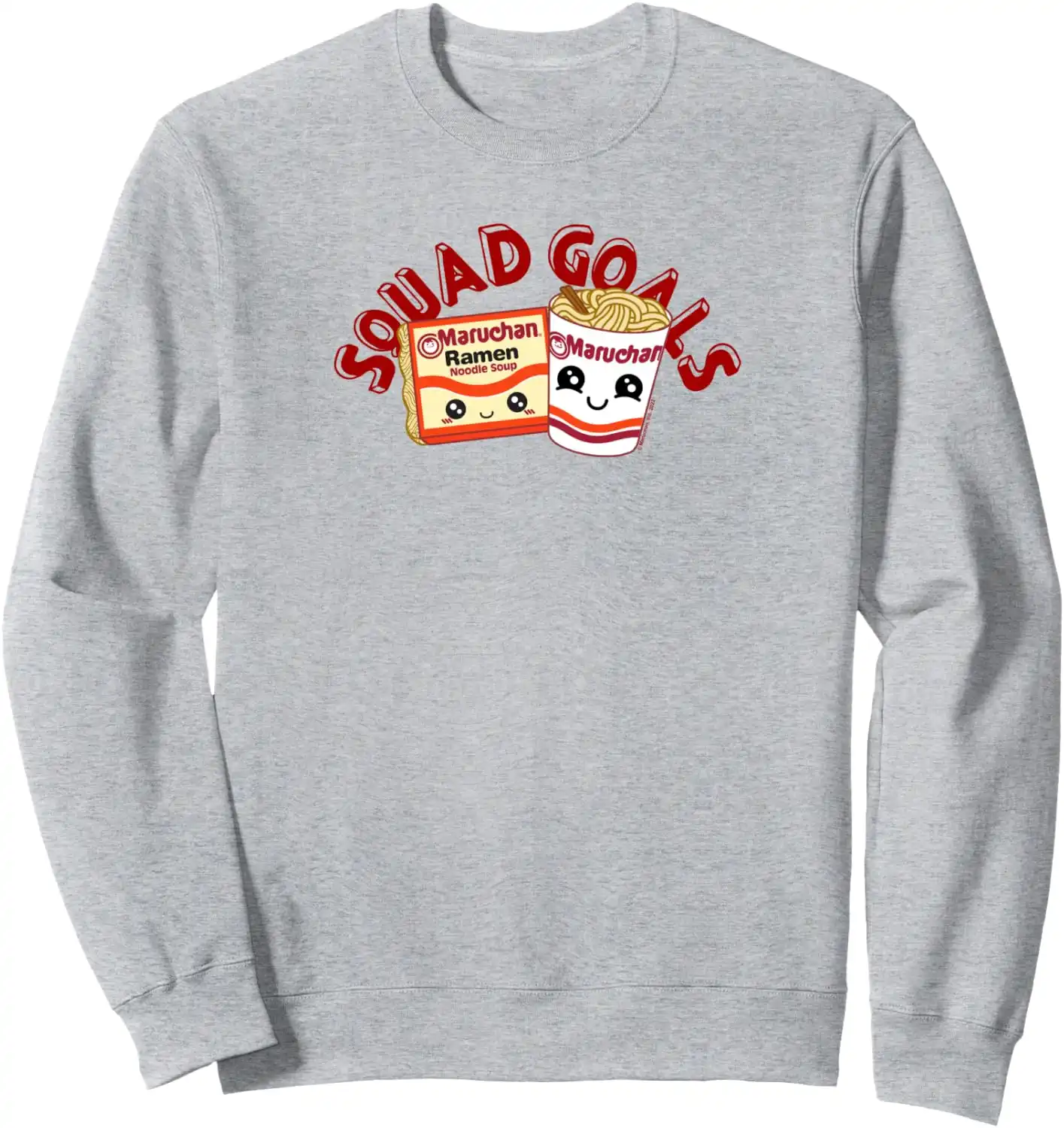 Maruchan Instant Lunch Squad Goals Noodle Friendship Kawaii Sweatshirt
