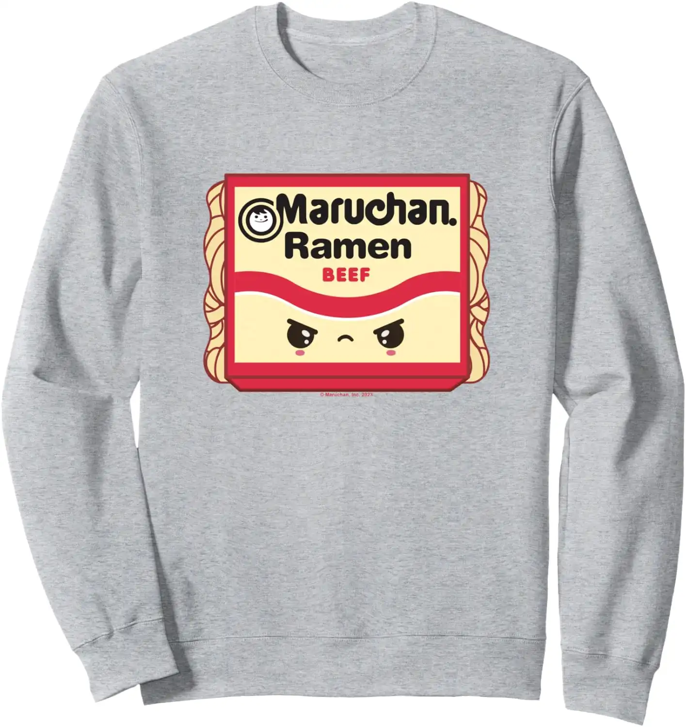 Maruchan Ramen Beef Flavor Angry Kawaii Package Sweatshirt