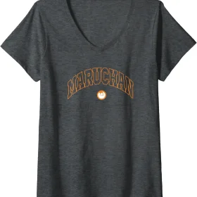 Maruchan Instant Lunch Varsity Style Font Classic Logo V-Neck T-Shirt