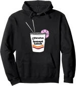 Maruchan Instant Lunch Ramen Cup Drawing Shrimp Logo Pullover Hoodie