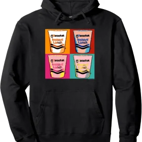 Maruchan Instant Lunch Ramen Cups Pop Art Painting Pullover Hoodie
