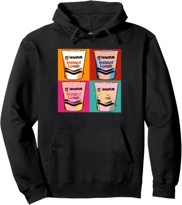 Maruchan Instant Lunch Ramen Cups Pop Art Painting Pullover Hoodie