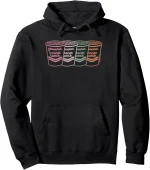 Maruchan Instant Lunch Multi Cups Colorful Line Art Pullover Hoodie