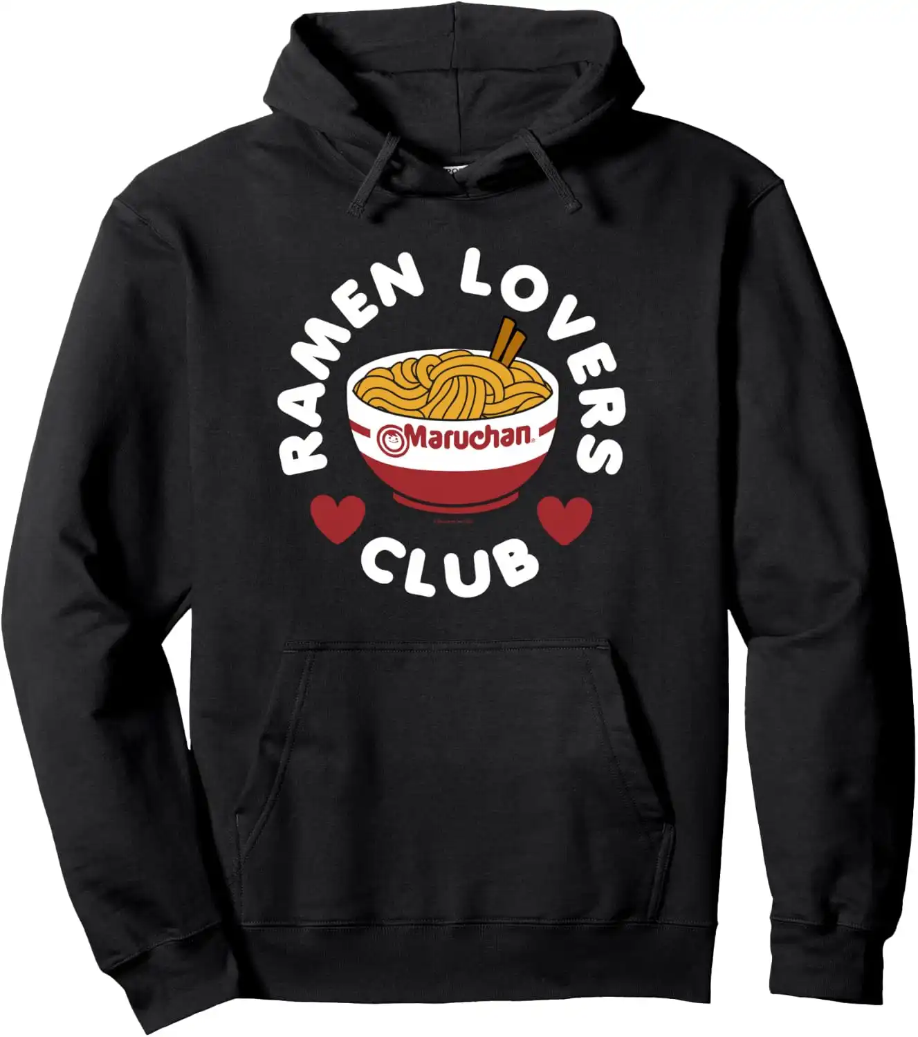 Maruchan Instant Lunch Ramen Lovers Club Cute Logo Pullover Hoodie