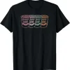Maruchan Instant Lunch Multi Cups Colorful Line Art T-Shirt