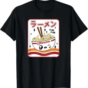 Maruchan Instant Lunch Kawaii Katakana Ramen Bowl Portrait T-Shirt