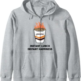 Maruchan Instant Lunch Instant Happiness Fiery Noodles Zip Hoodie