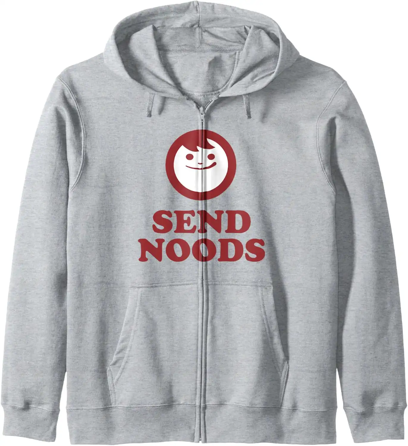 Maruchan Instant Lunch Send Noods Happy Face Logo Zip Hoodie