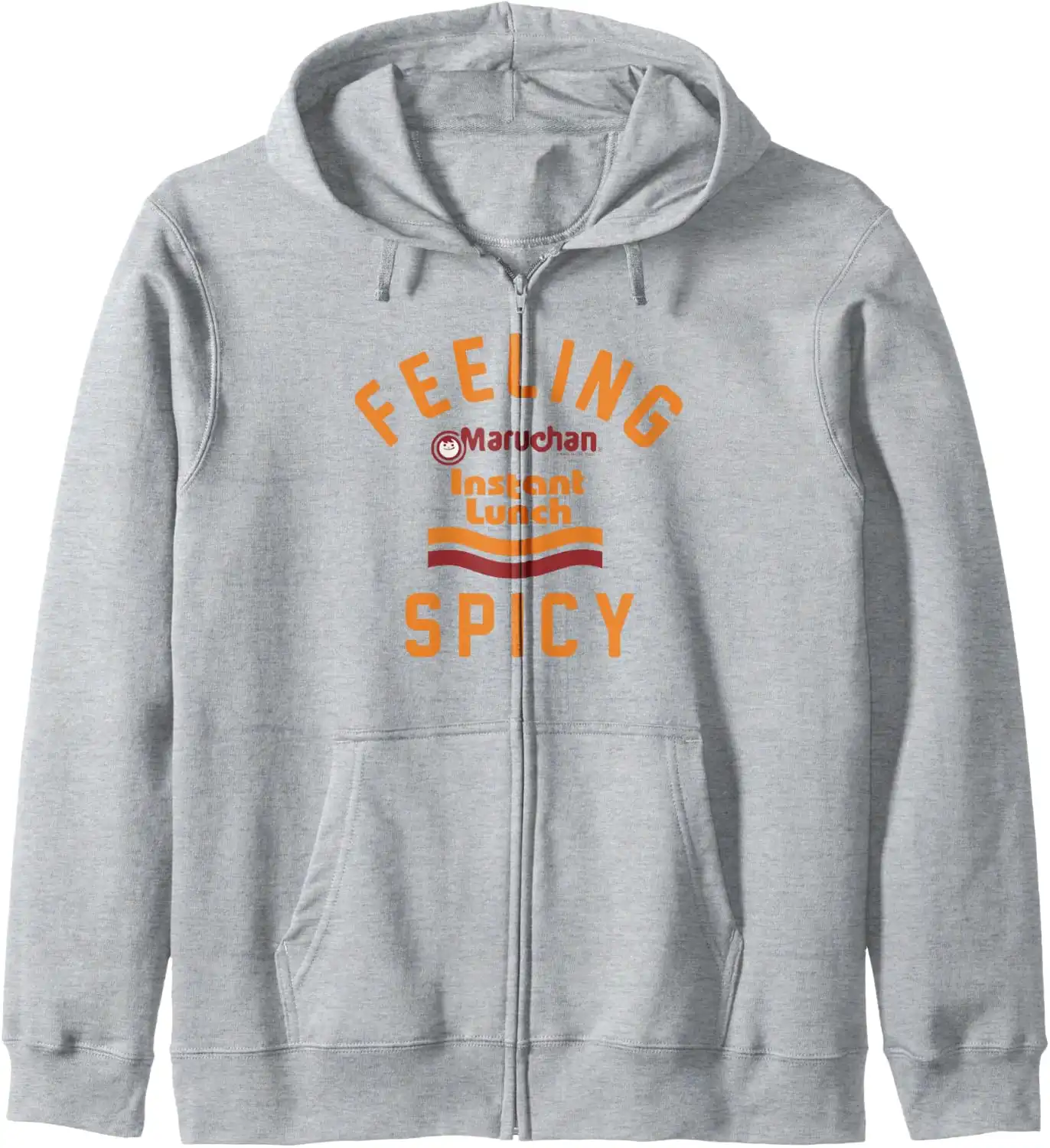 Maruchan Feeling Spicy Instant Lunch Logo Zip Hoodie