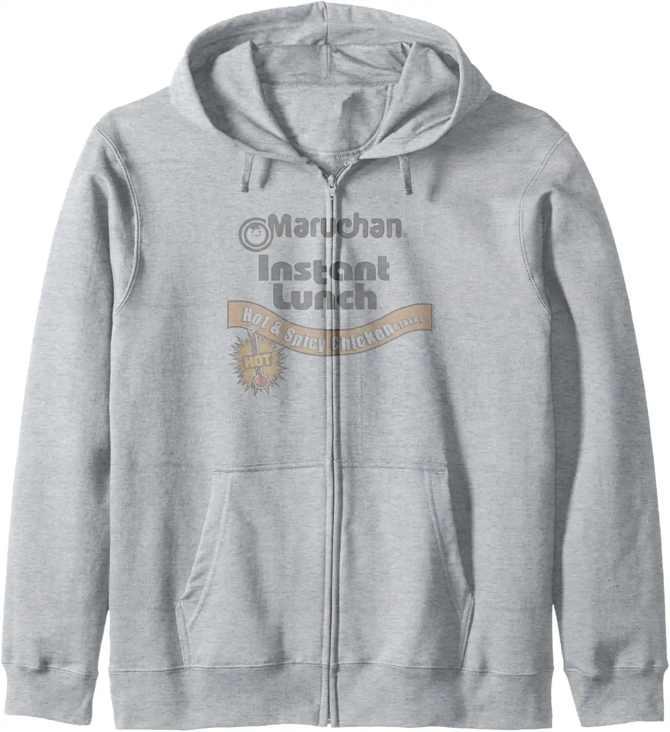 Maruchan Instant Lunch Hot & Spicy Chicken Flavor Logo Zip Hoodie