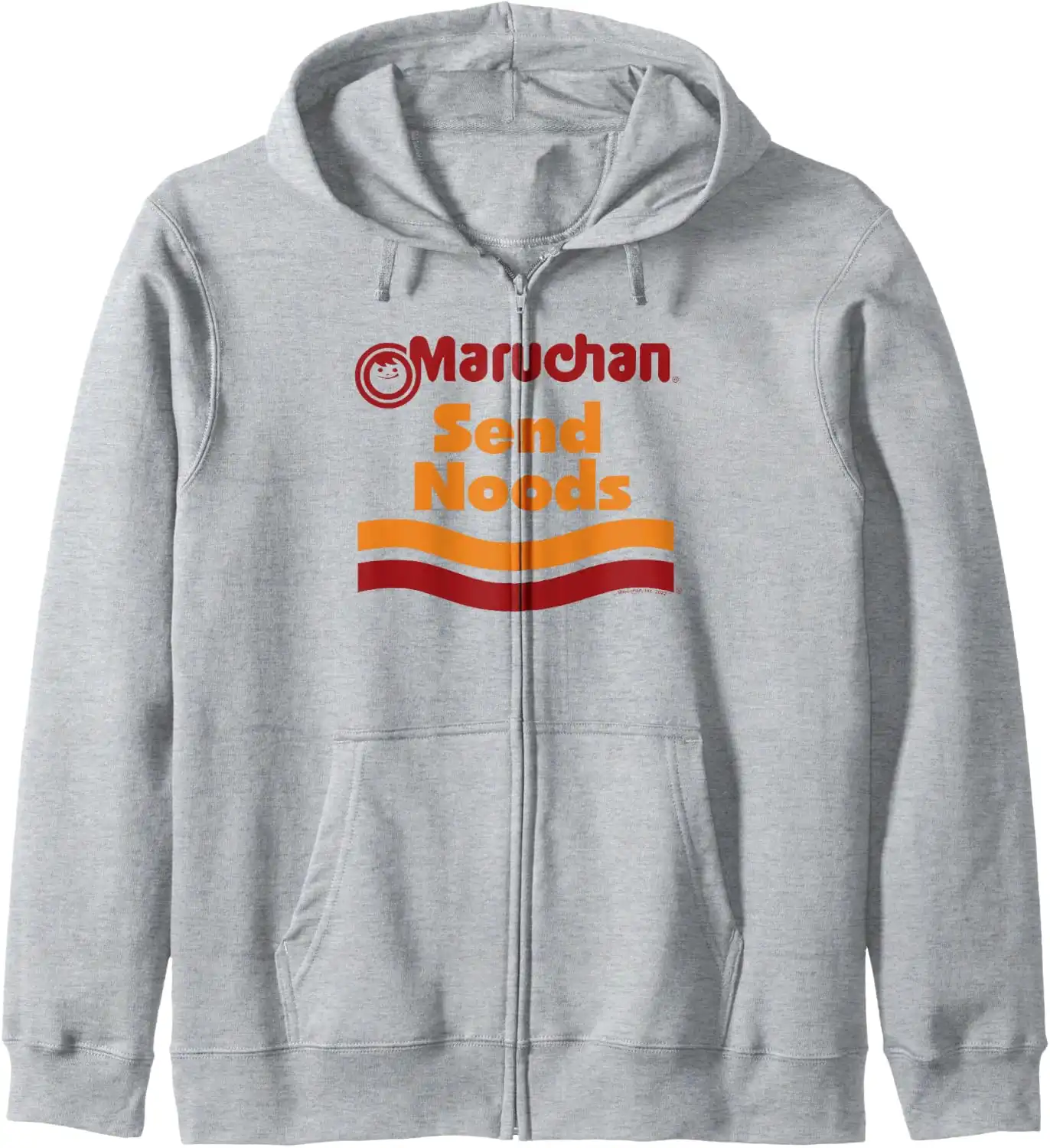 Maruchan Ramen Cup Send Noods Logo Zip Hoodie