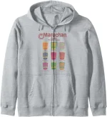 Maruchan Instant Lunch Noodle Cup Flavors Colour Pop Zip Hoodie