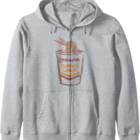 Maruchan Instant Lunch Ramen Cup Art Logo Zip Hoodie