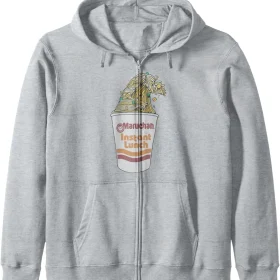 Maruchan Instant Lunch Ramen Cup Noodle Wave Logo Zip Hoodie