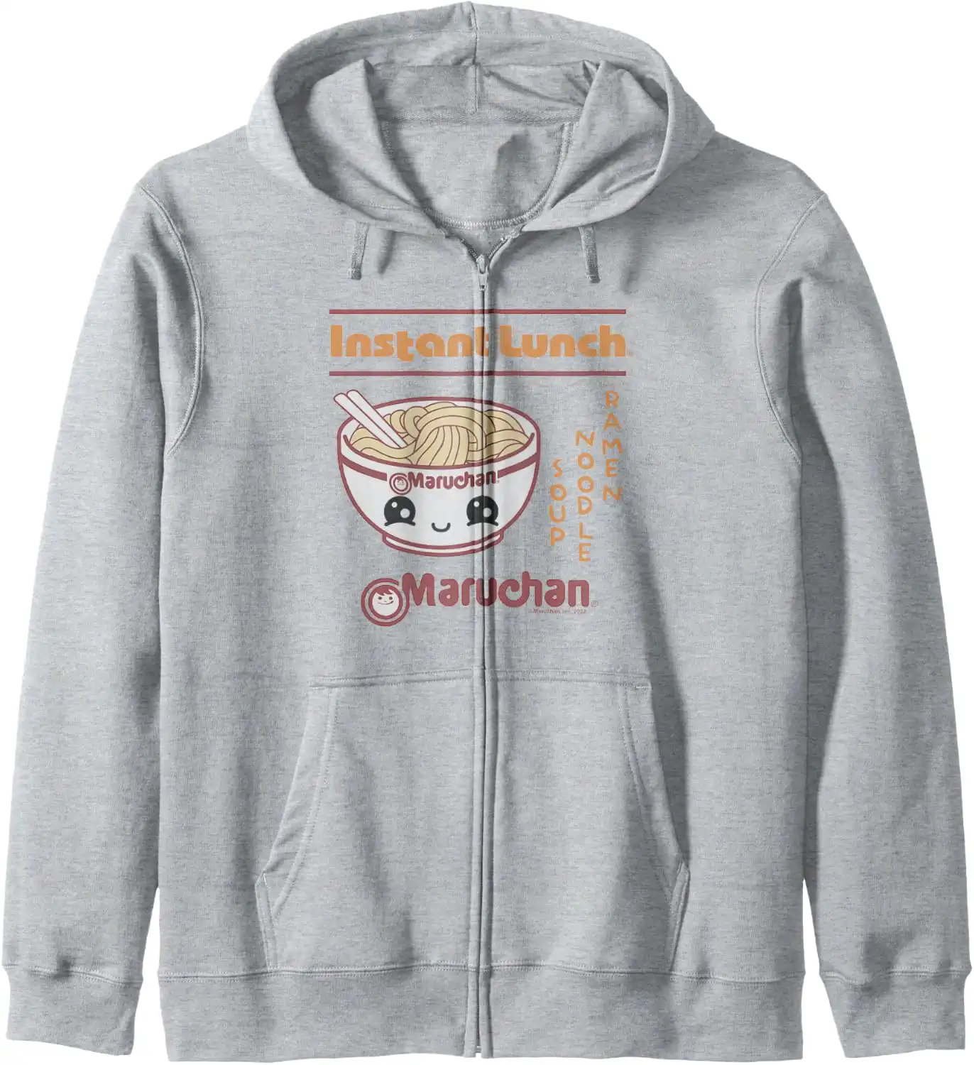 Maruchan Happy Bowl Of Noodles Instant Lunch Poster Zip Hoodie