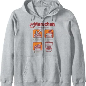 Maruchan Recommended Cooking Directions Poster Zip Hoodie