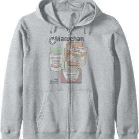 Maruchan Instant Lunch Different Presentations Panel Art Zip Hoodie