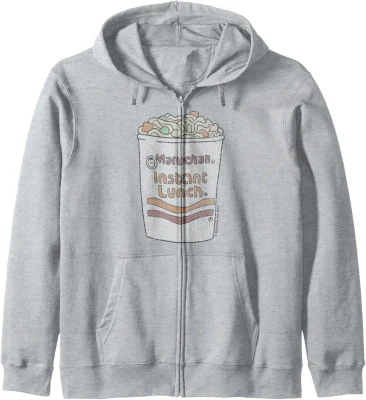 Maruchan Instant Lunch Ramen Cup Drawing Logo Zip Hoodie