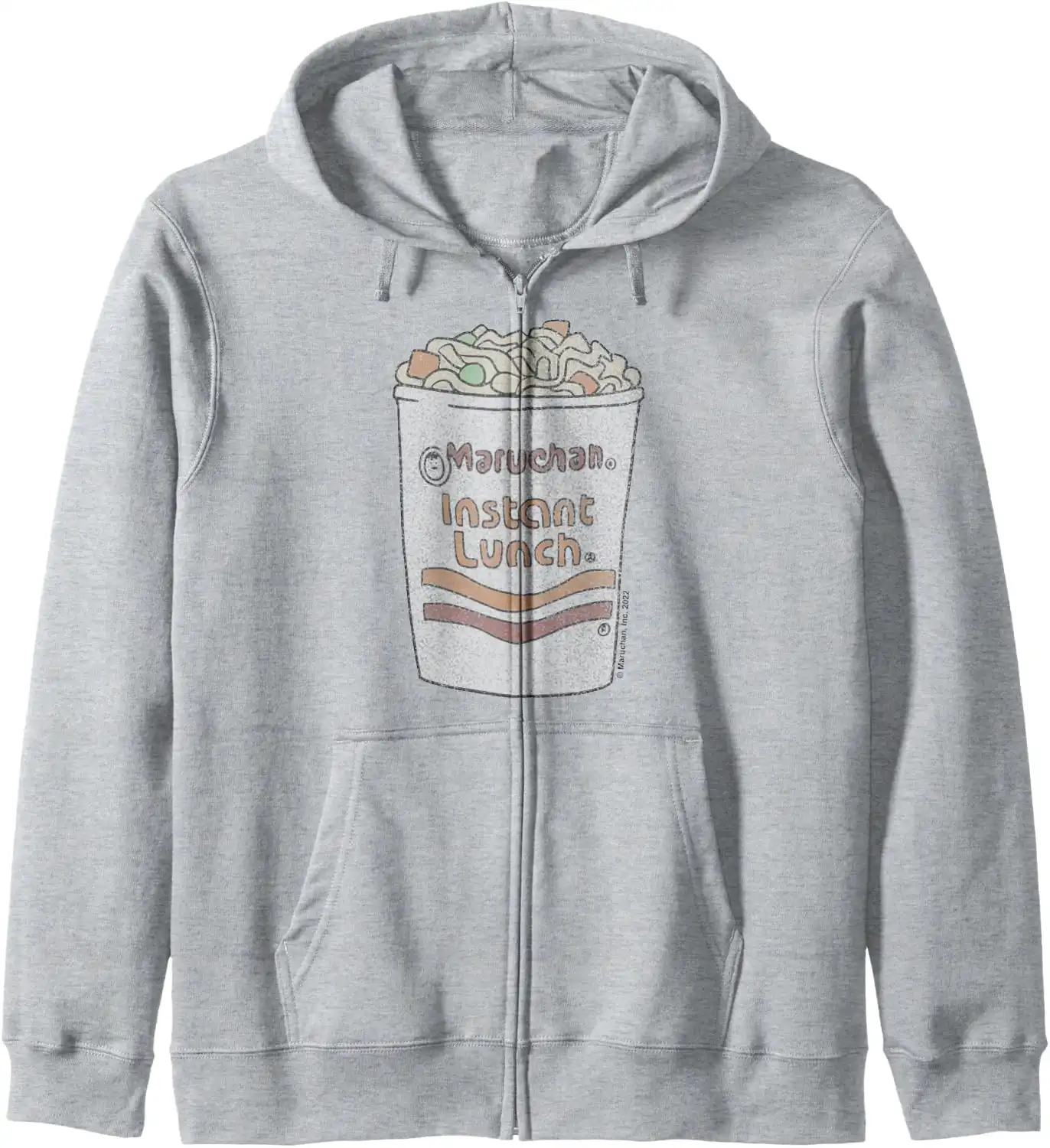 Maruchan Instant Lunch Ramen Cup Drawing Logo Zip Hoodie